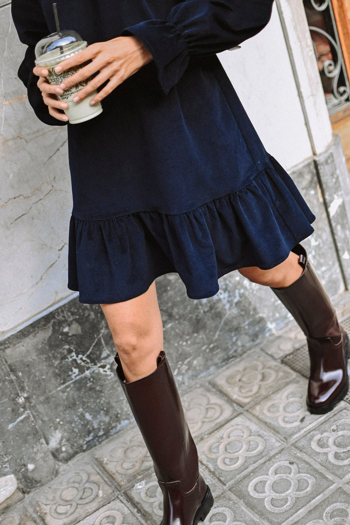 Vermont Navy Mini Dress