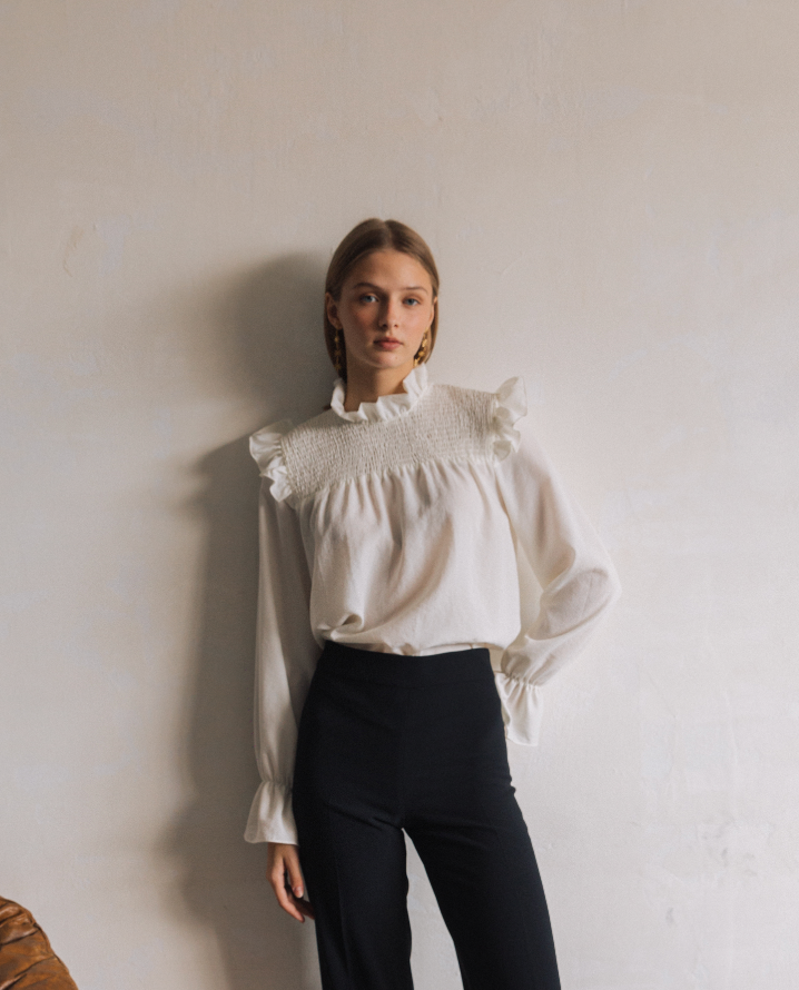 Madelaine White Blouse